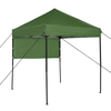 Pop-up markise telt grønn 200 x 200 cm stoff
