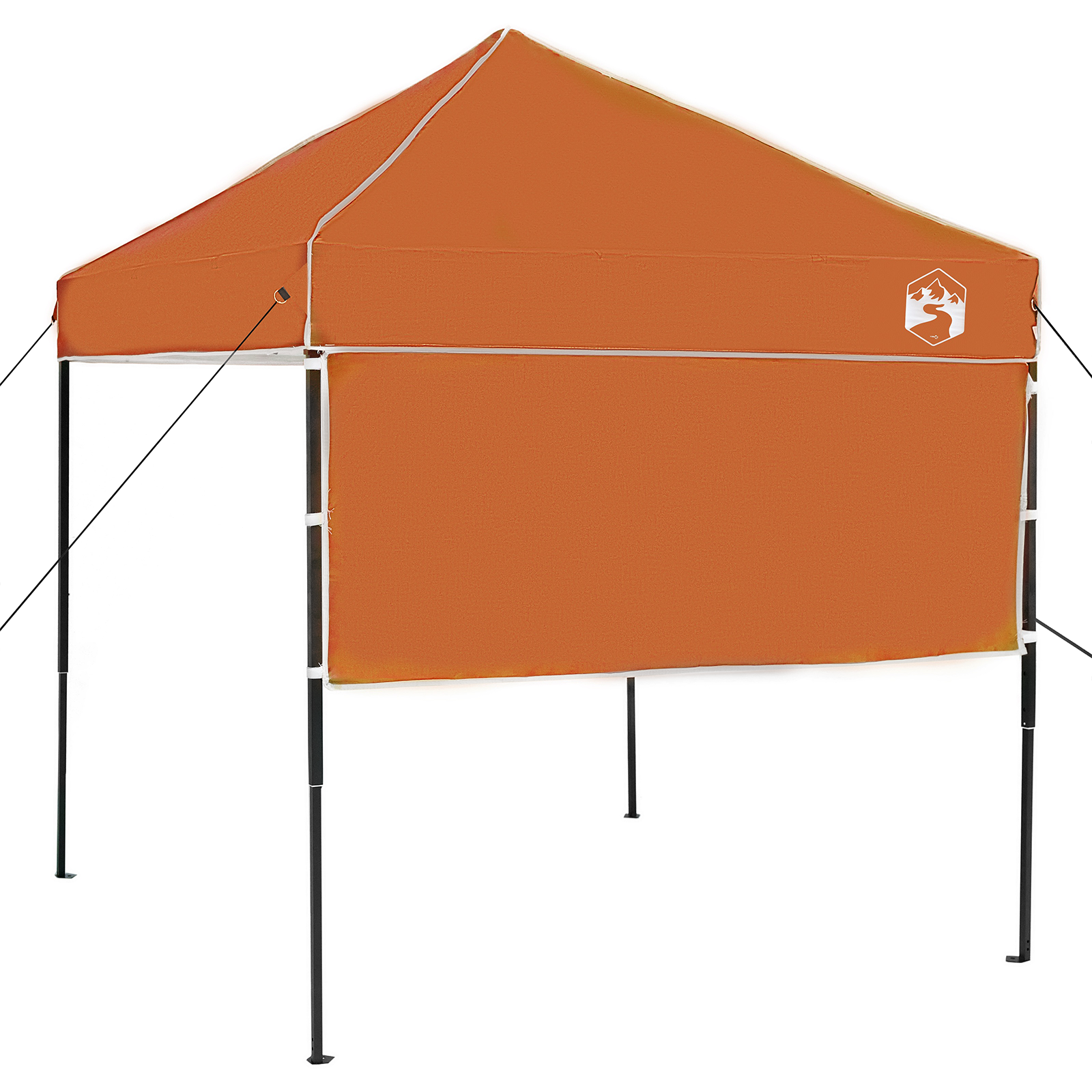 Pop-up markise telt Oransje 200 x 200 cm stoff