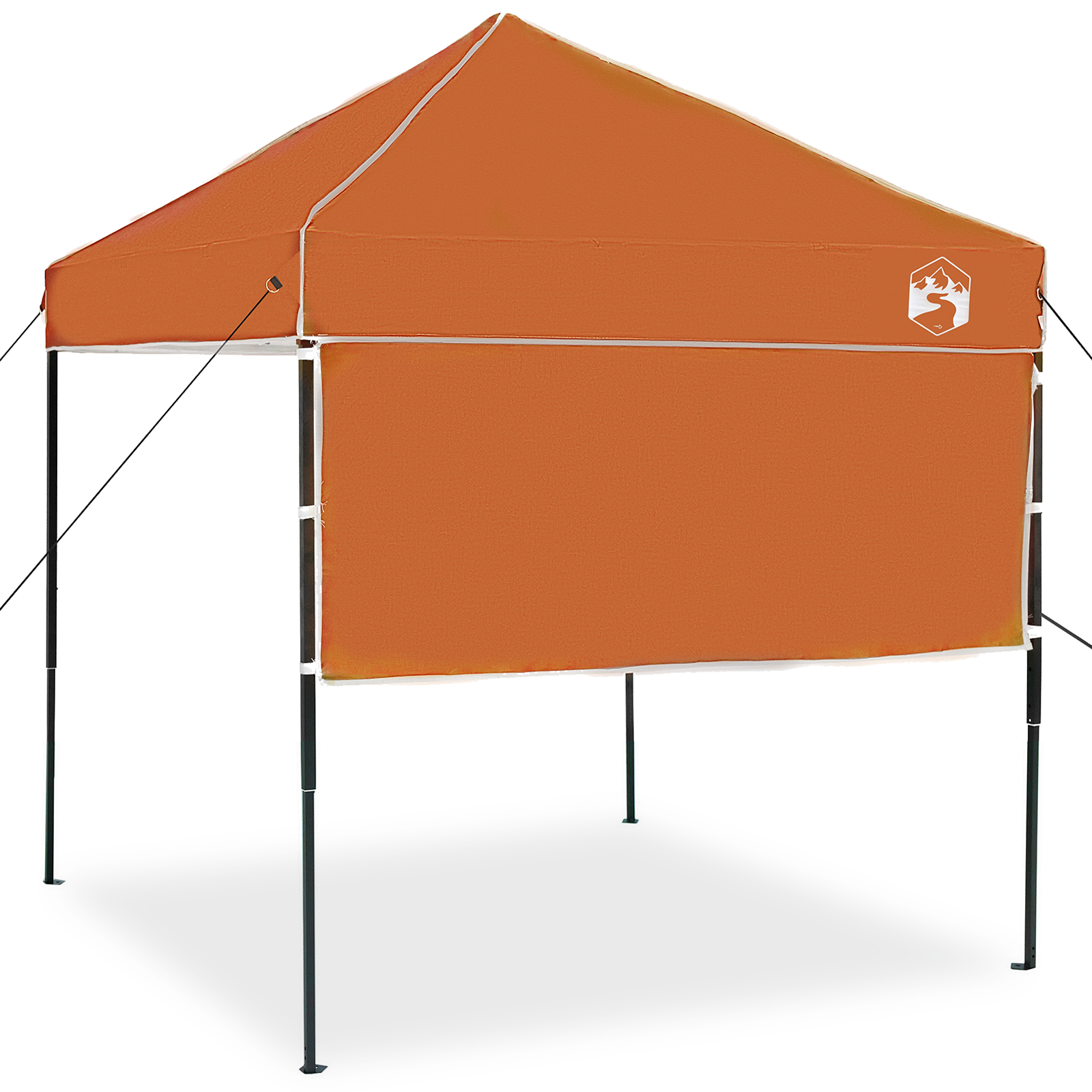 Pop-up markise telt Oransje 200 x 200 cm stoff