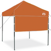 Pop-up markise telt Oransje 200 x 200 cm stoff