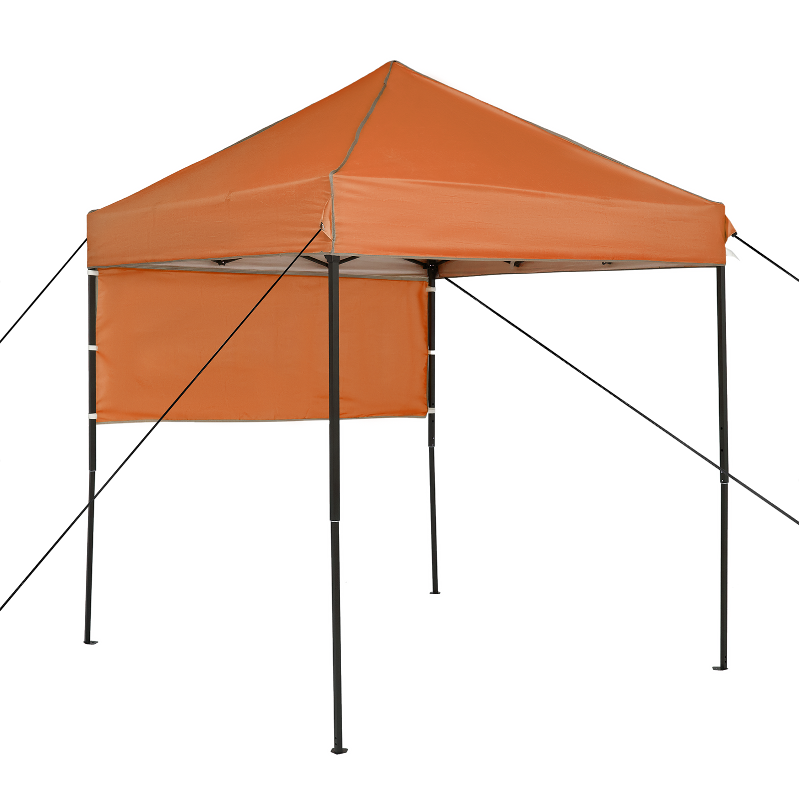 Pop-up markise telt Oransje 200 x 200 cm stoff