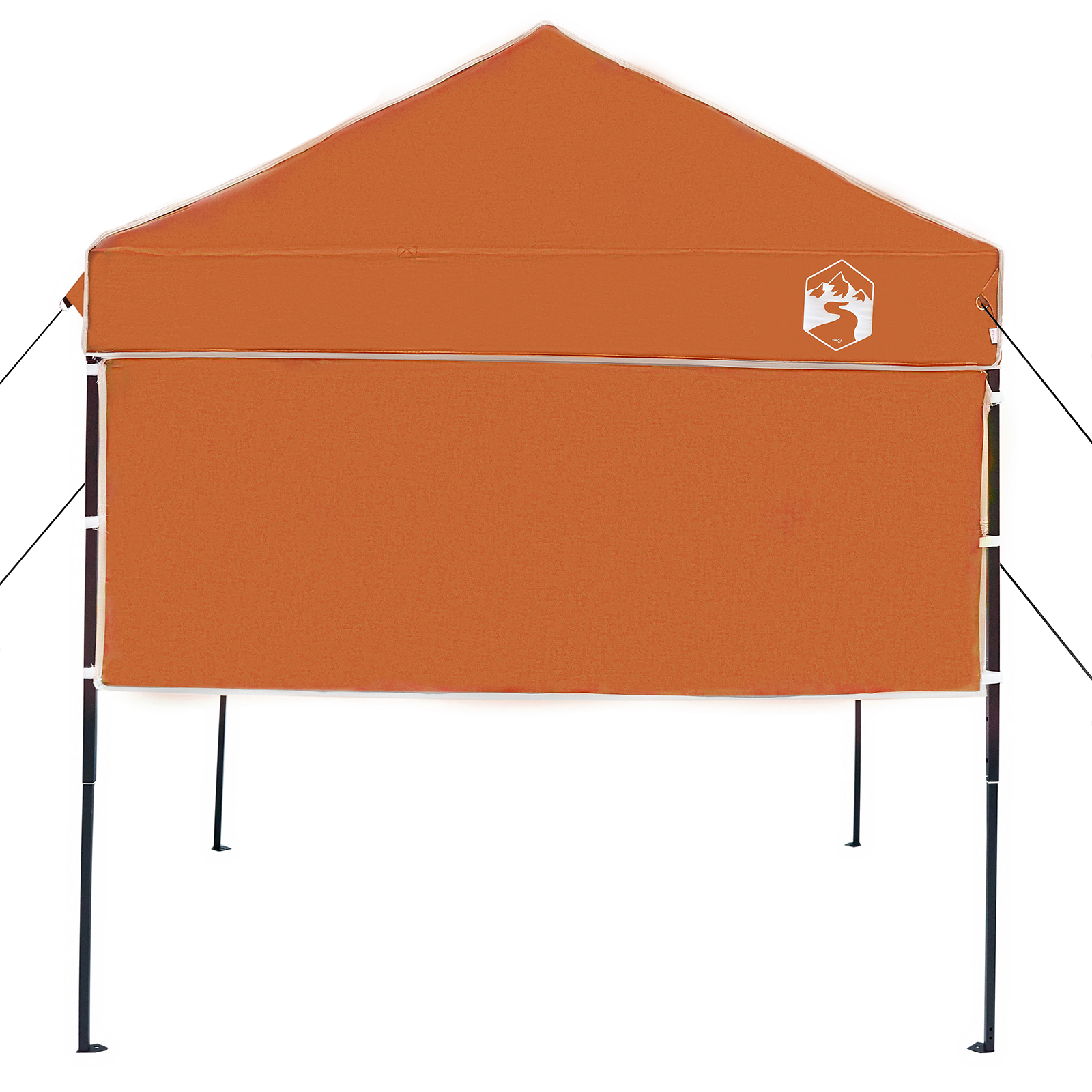 Pop-up markise telt Oransje 200 x 200 cm stoff