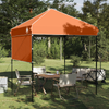 Pop-up markise telt Oransje 200 x 200 cm stoff