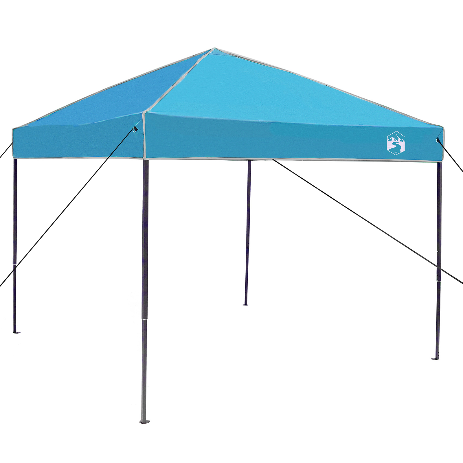Pop-up markise telt Blå 250 x 250 cm stoff