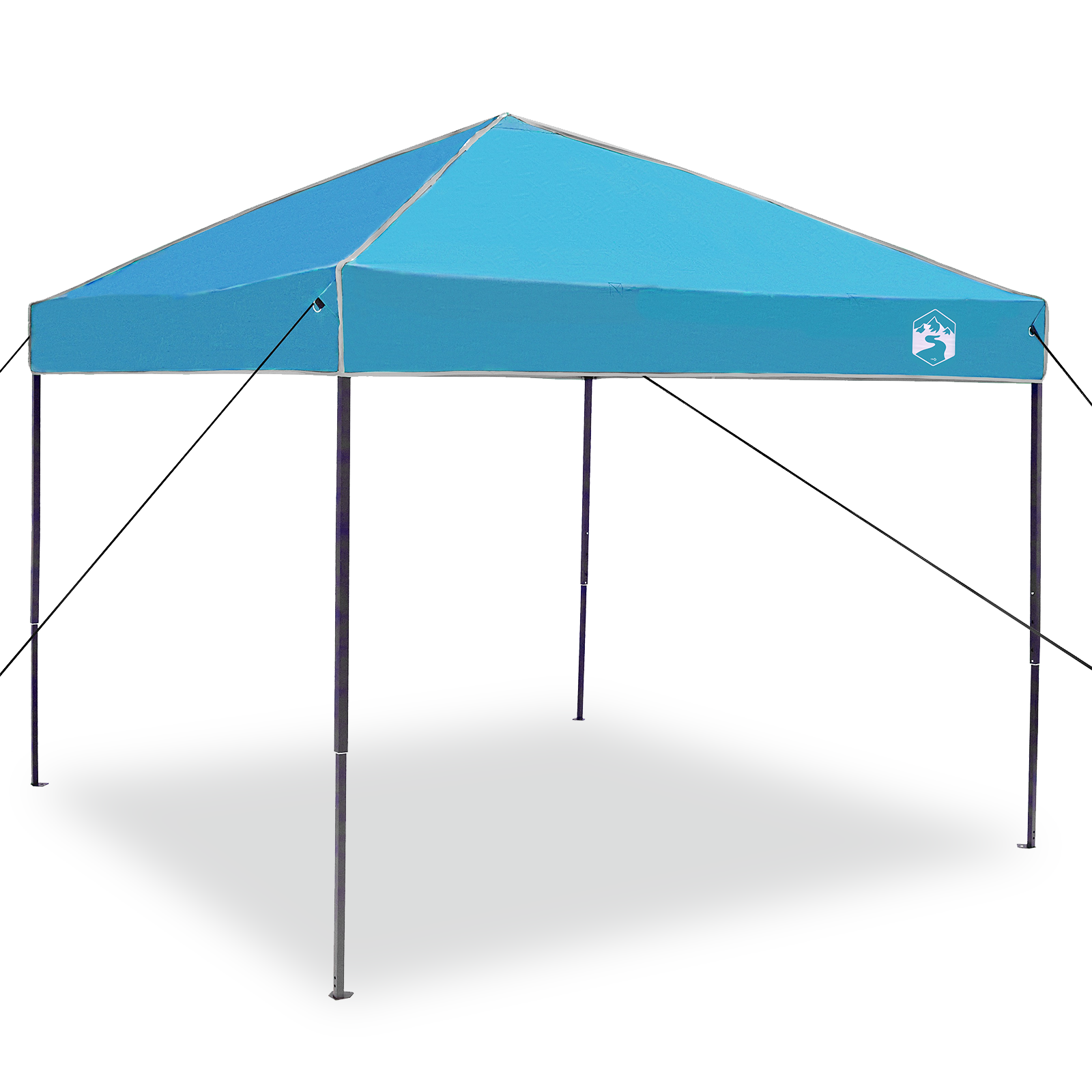 Pop-up markise telt Blå 250 x 250 cm stoff