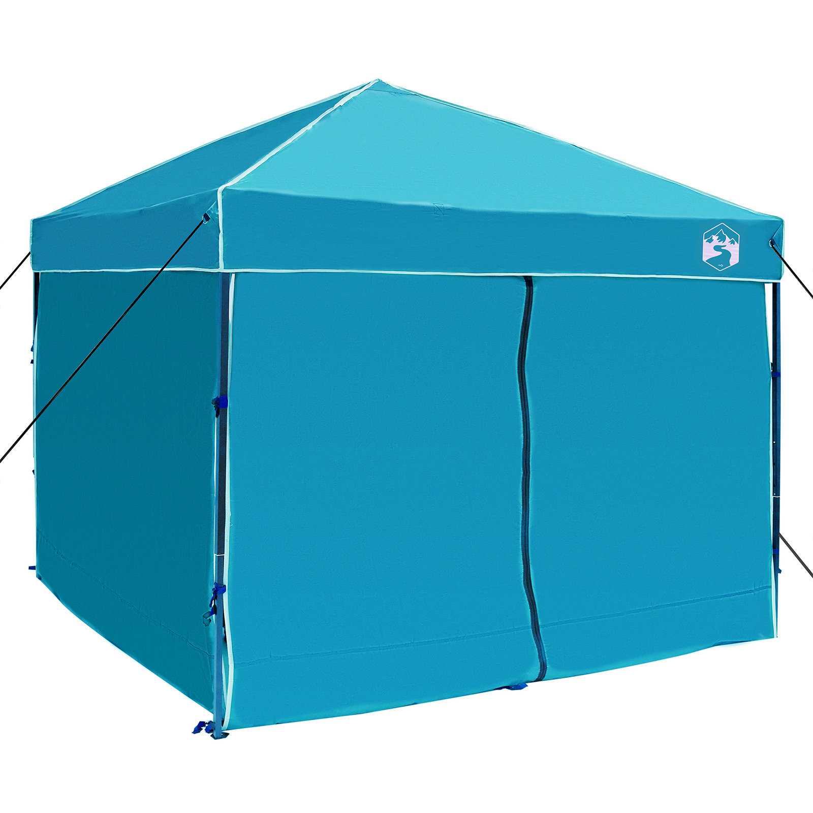 Pop-up markise telt Blå 250 x 250 cm stoff