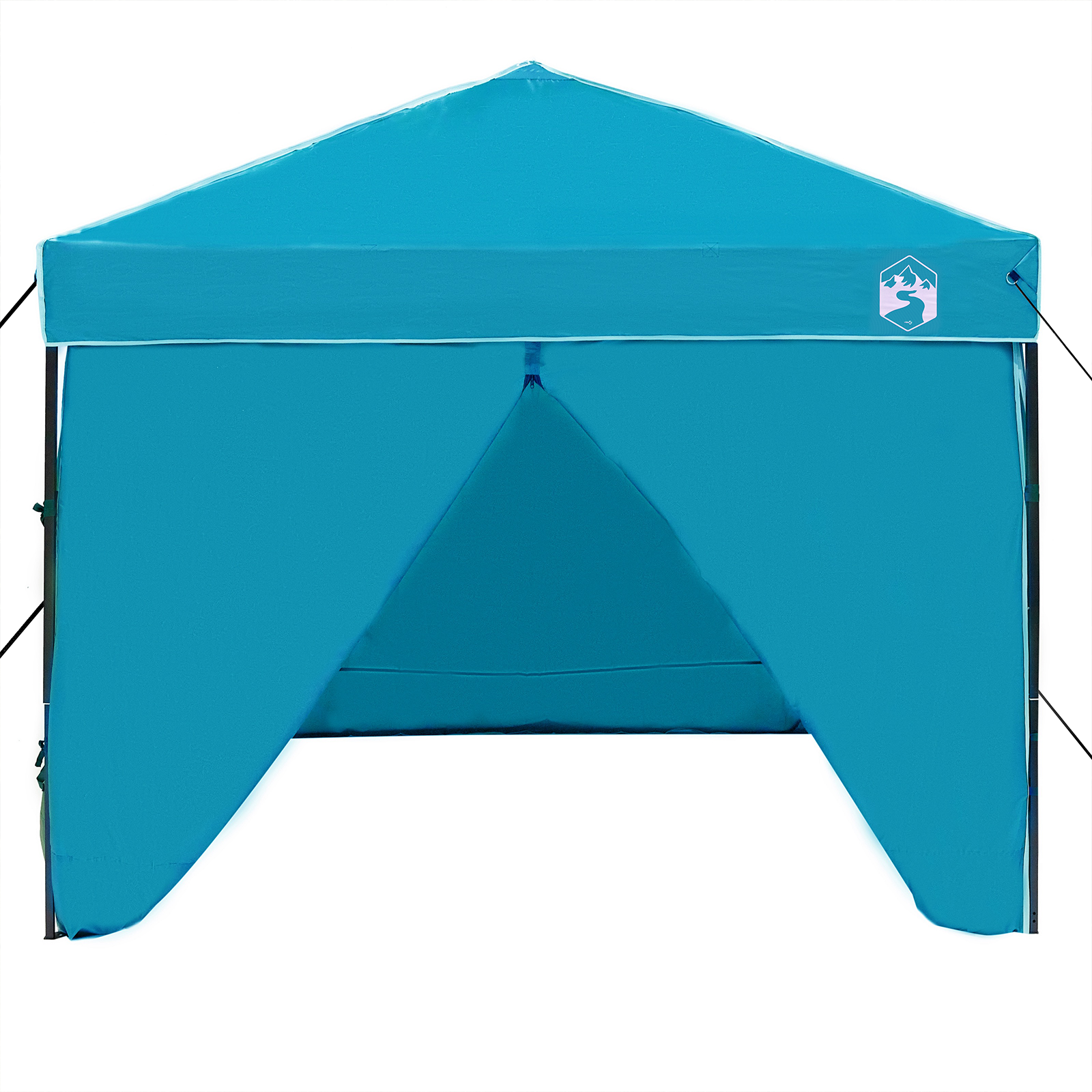 Pop-up markise telt Blå 250 x 250 cm stoff
