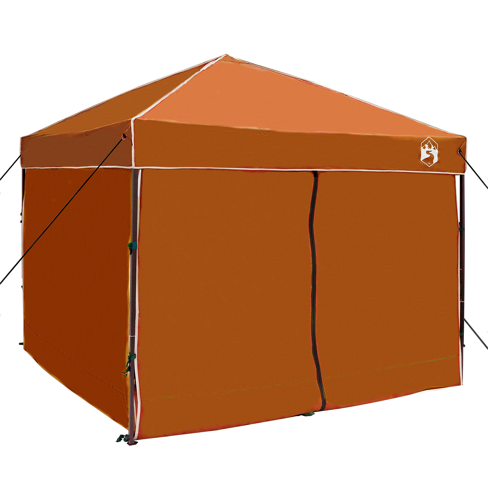 Pop-up markise telt Oransje 250 x 250 cm stoff