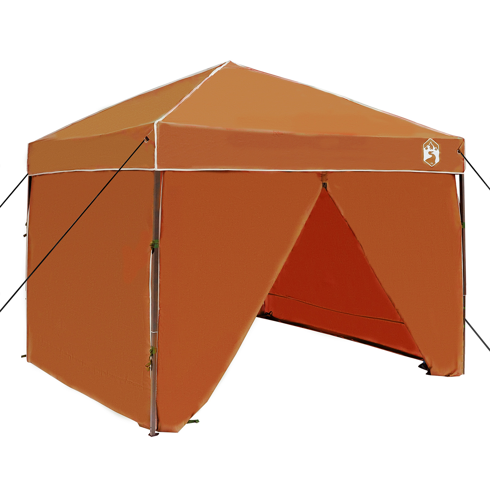 Pop-up markise telt Oransje 250 x 250 cm stoff