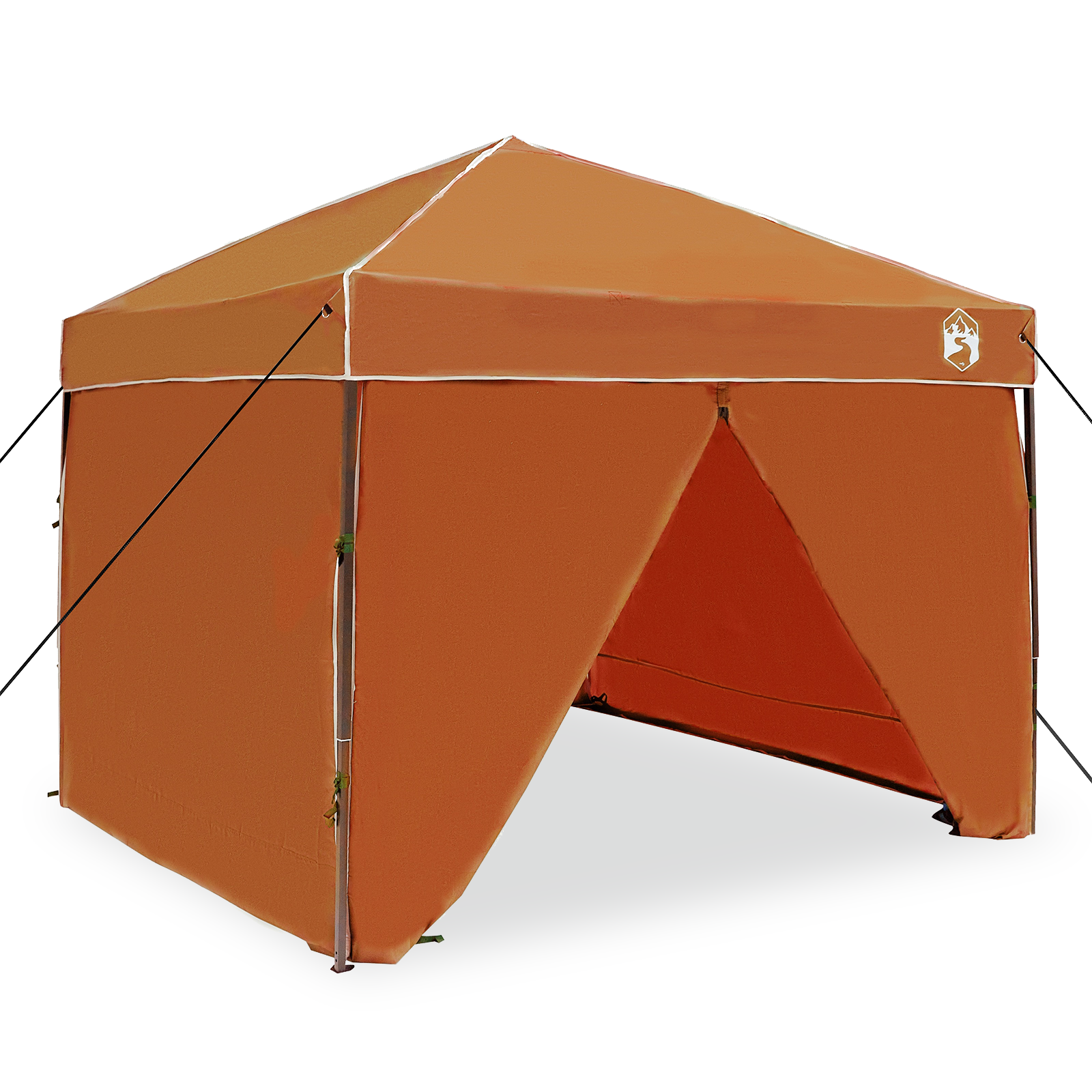 Pop-up markise telt Oransje 250 x 250 cm stoff