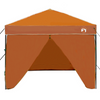 Pop-up markise telt Oransje 250 x 250 cm stoff