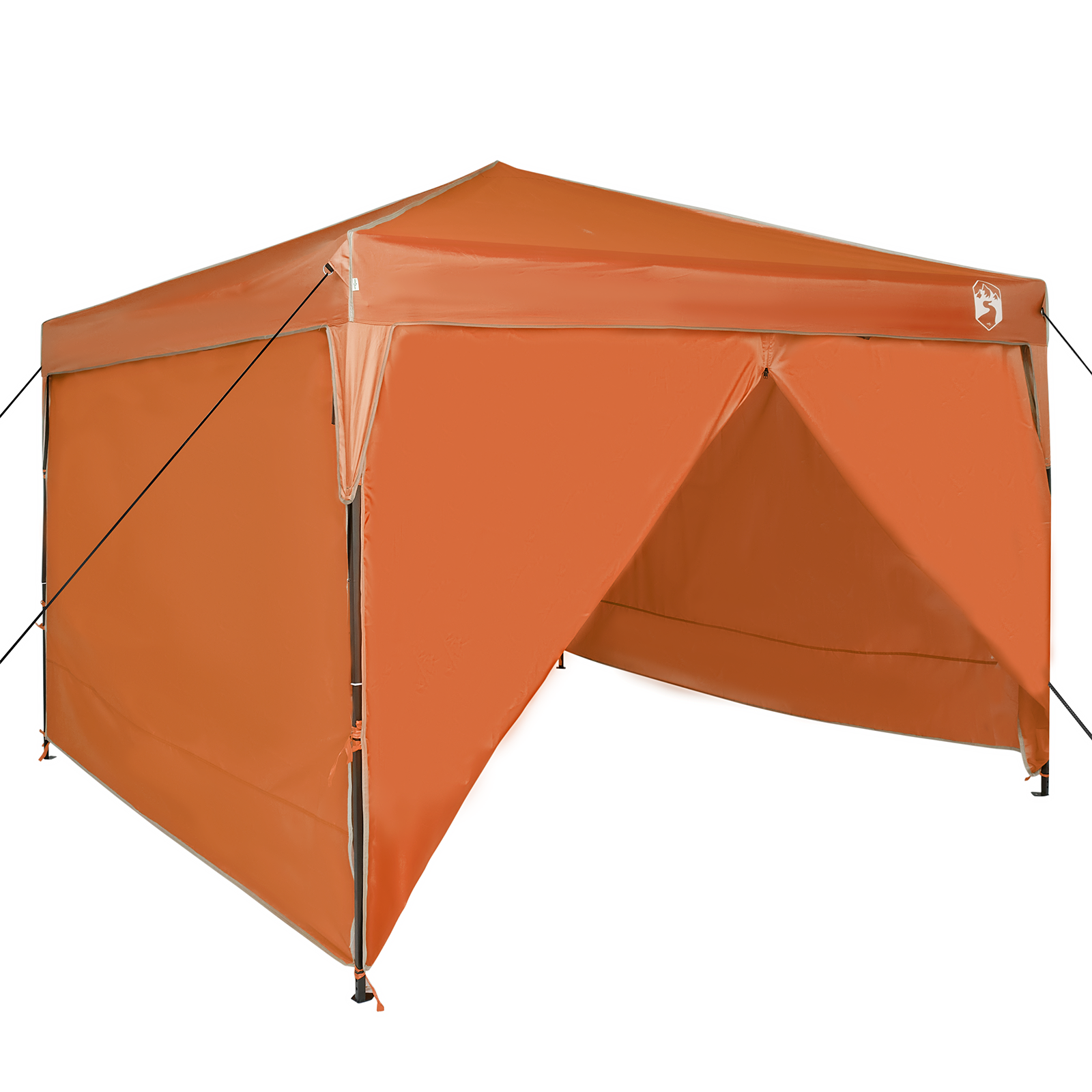 Pop-up markise telt Oransje 300 x 300 cm stoff