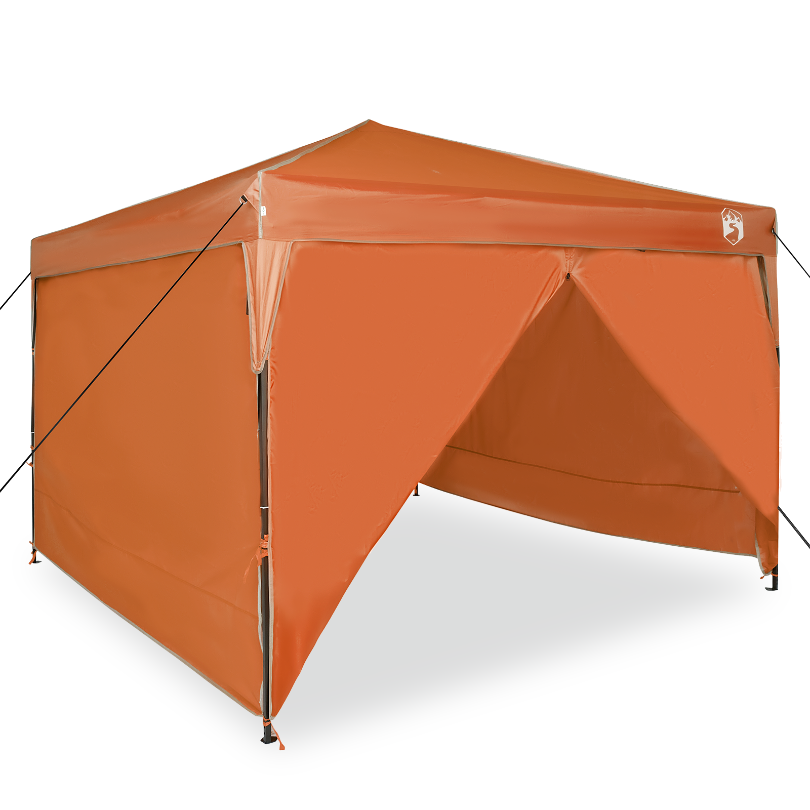 Pop-up markise telt Oransje 300 x 300 cm stoff
