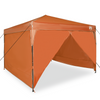 Pop-up markise telt Oransje 300 x 300 cm stoff