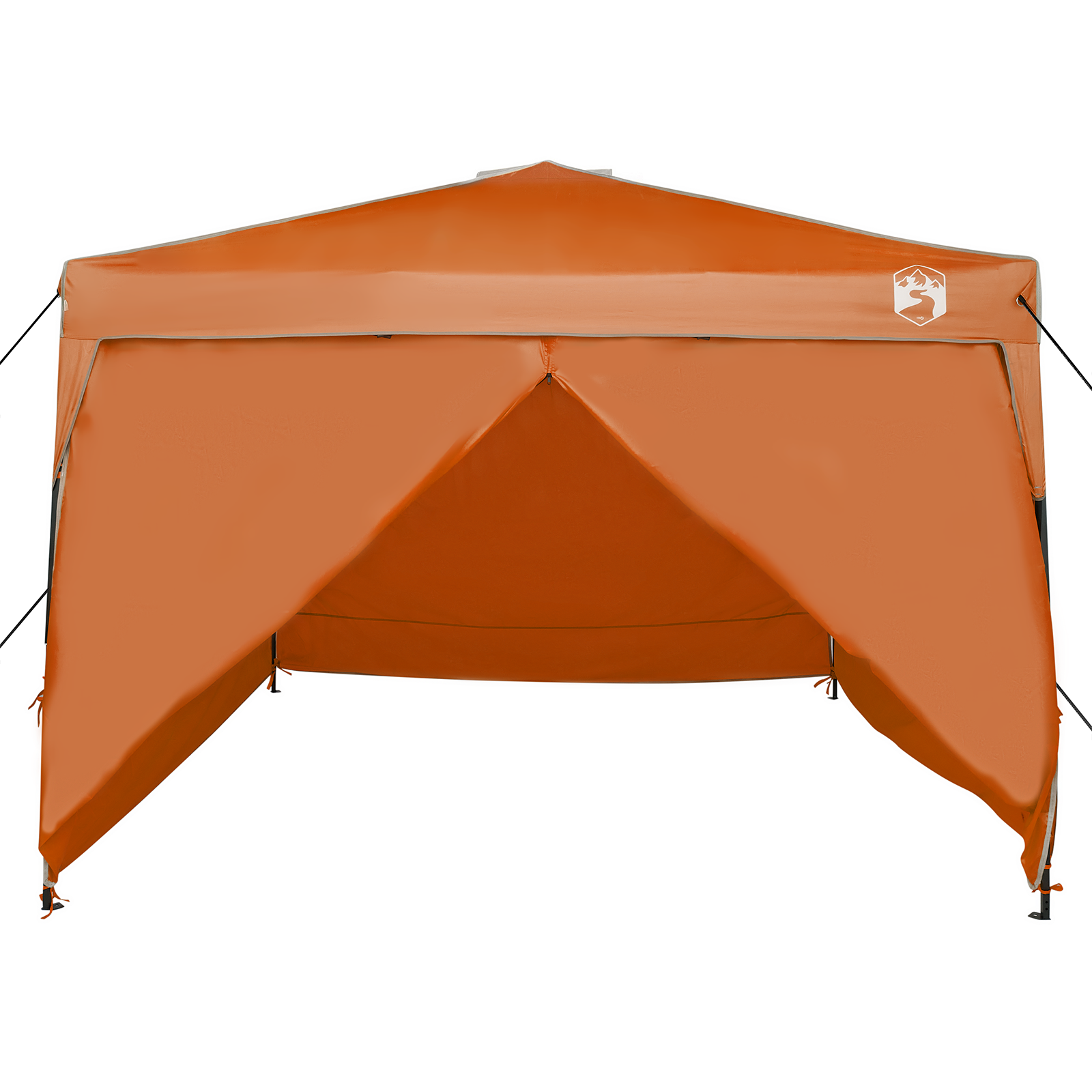 Pop-up markise telt Oransje 300 x 300 cm stoff