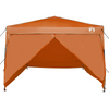 Pop-up markise telt Oransje 300 x 300 cm stoff