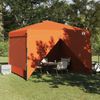 Pop-up markise telt Oransje 300 x 300 cm stoff