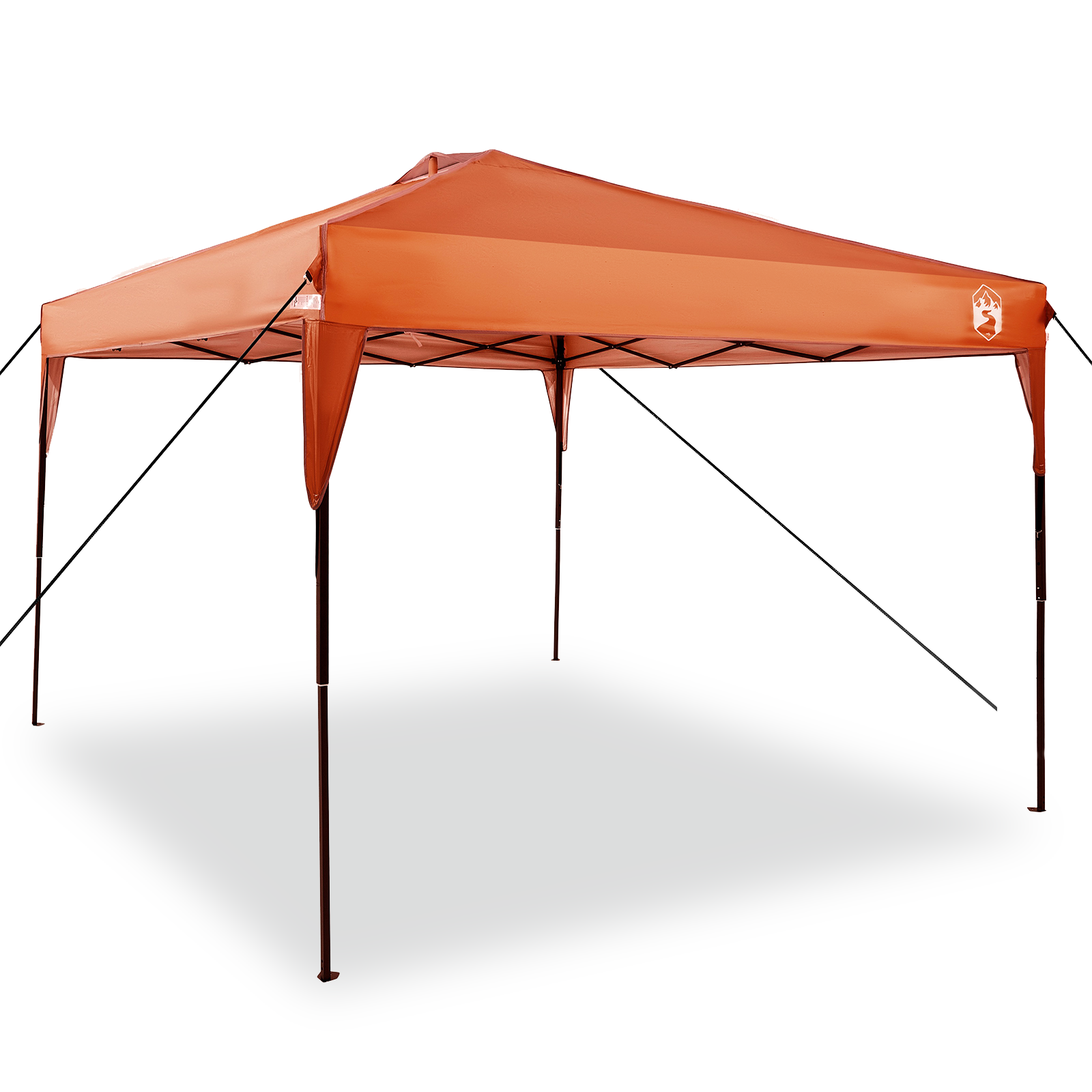 Pop-up markise telt Oransje 300 x 300 cm stoff