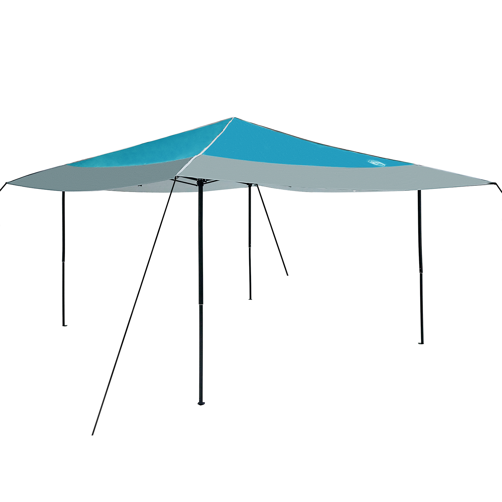 Pop-up markise telt Blå 400 x 400 cm stoff