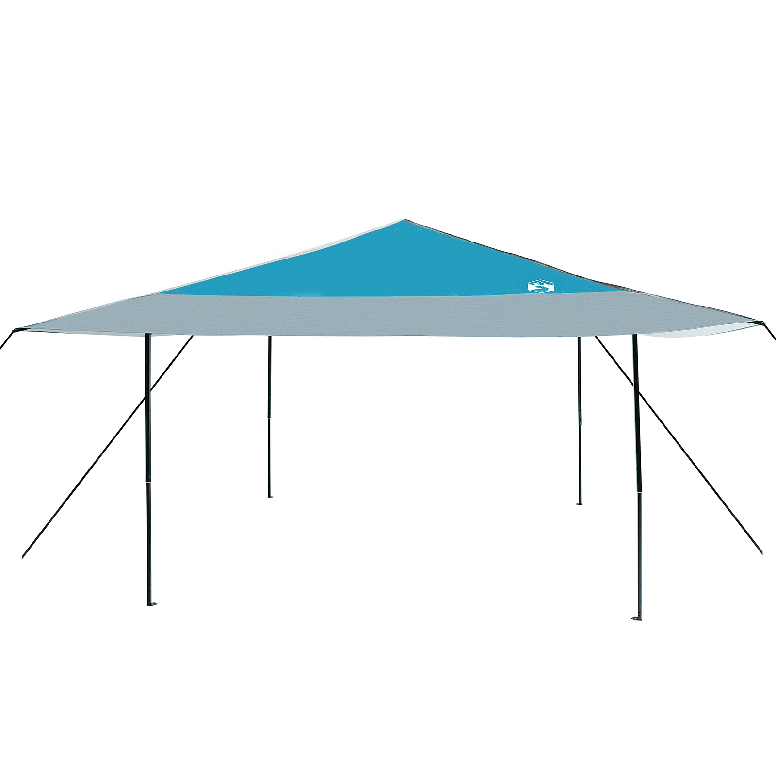 Pop-up markise telt Blå 400 x 400 cm stoff