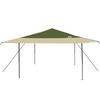 Pop-up markise telt grønn 400 x 400 cm stoff