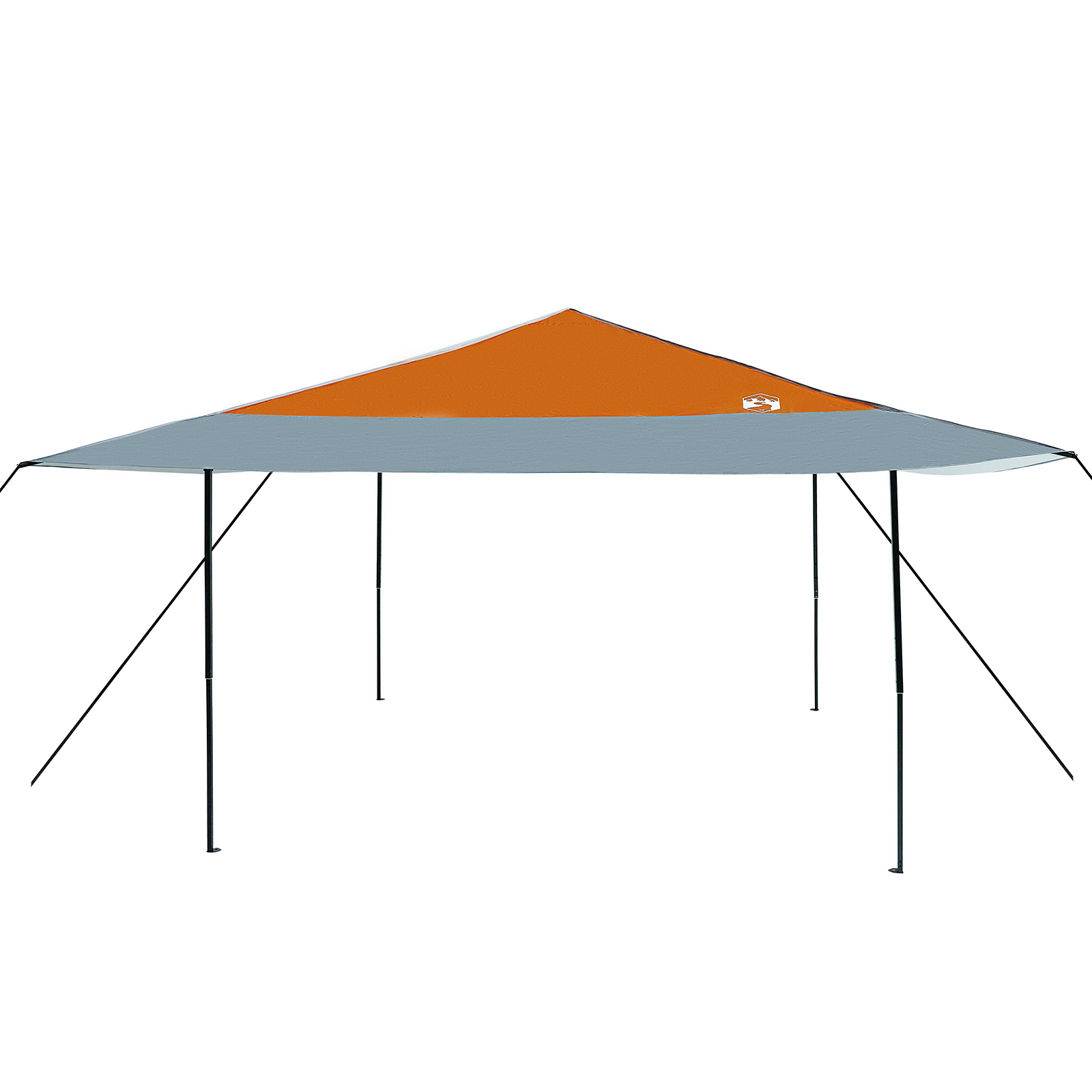 Pop-up markise telt Oransje 400 x 400 cm stoff