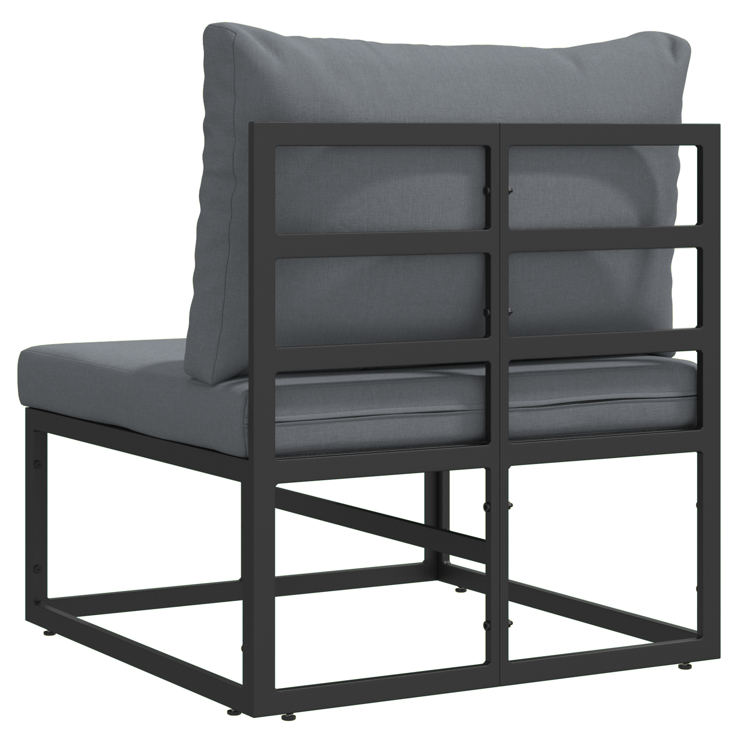 Utendørs Møbler Svart og Anthracite 70 x 71,5 x 71 cm Metall