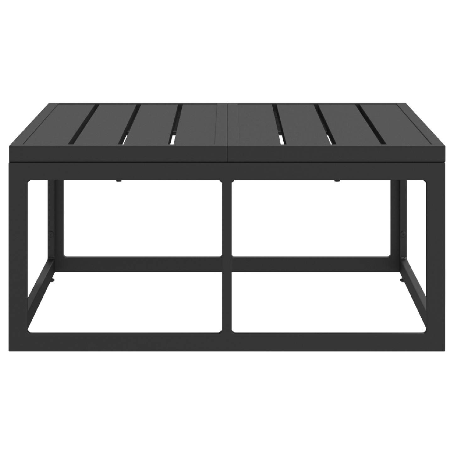Utendørs Møbler Svart 70 x 70 x 32 cm Metall