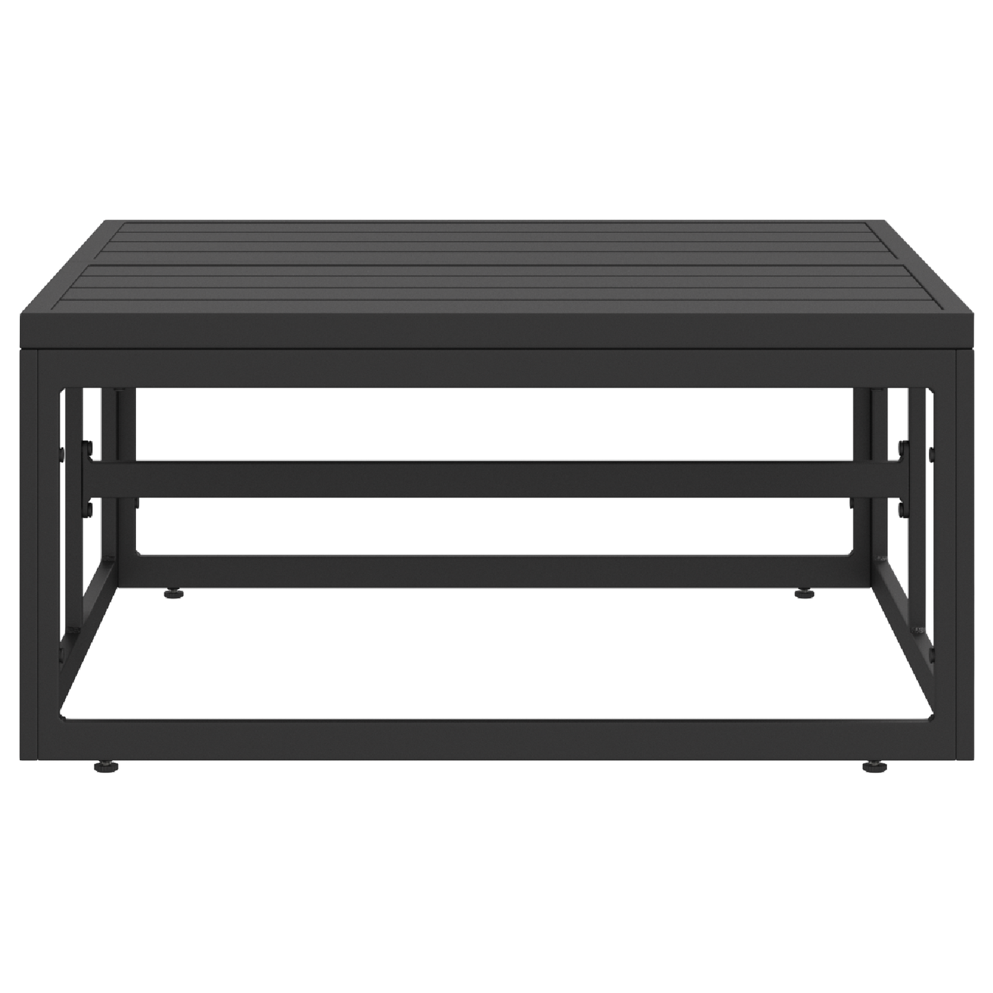 Utendørs Møbler Svart 70 x 70 x 32 cm Metall