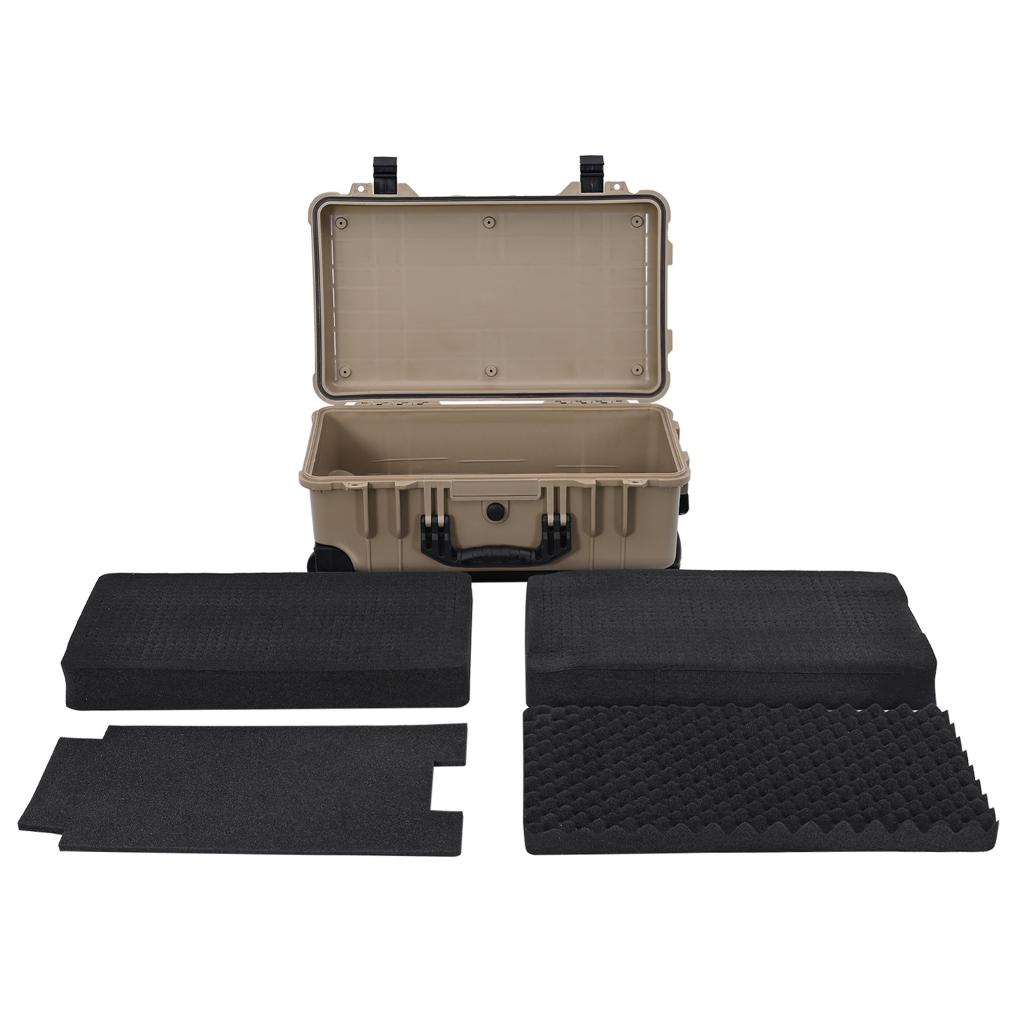Harde bagasjesett sand 56 x 35 x 23 cm Polypropylen og ABS