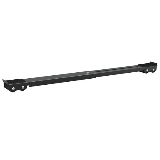 Vaskemaskinsokkel 2 pcs Svart 72 x 5 x 4,5 cm Rustfritt Stål