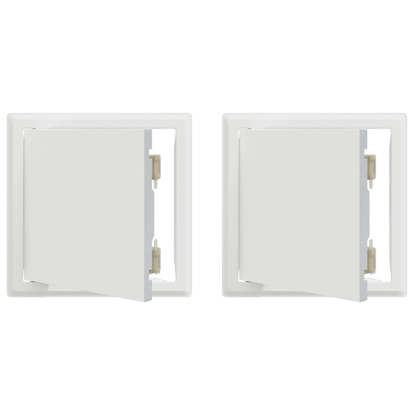 Tilgangspanel 2 pcs Hvit 23 x 23 x 3 cm Stål