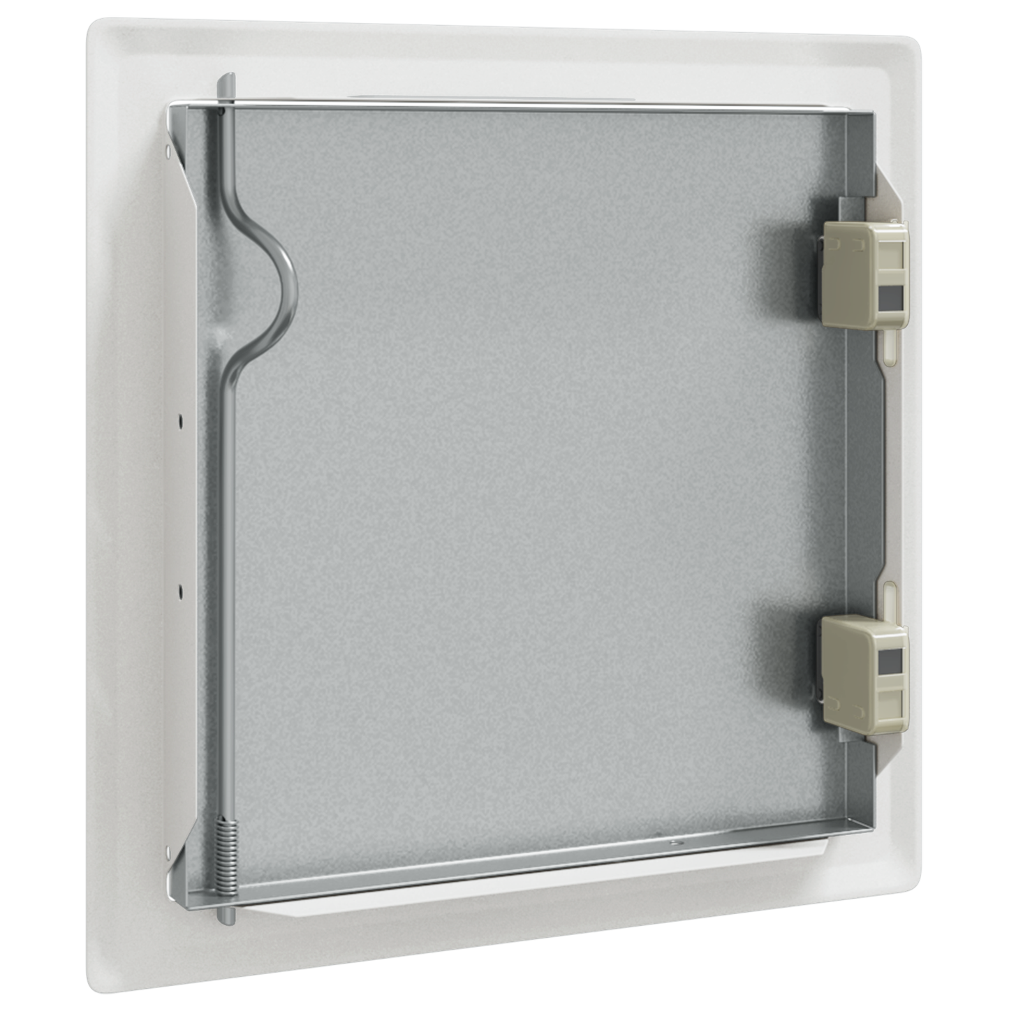 Tilgangspanel 2 pcs Hvit 23 x 23 x 3 cm Stål
