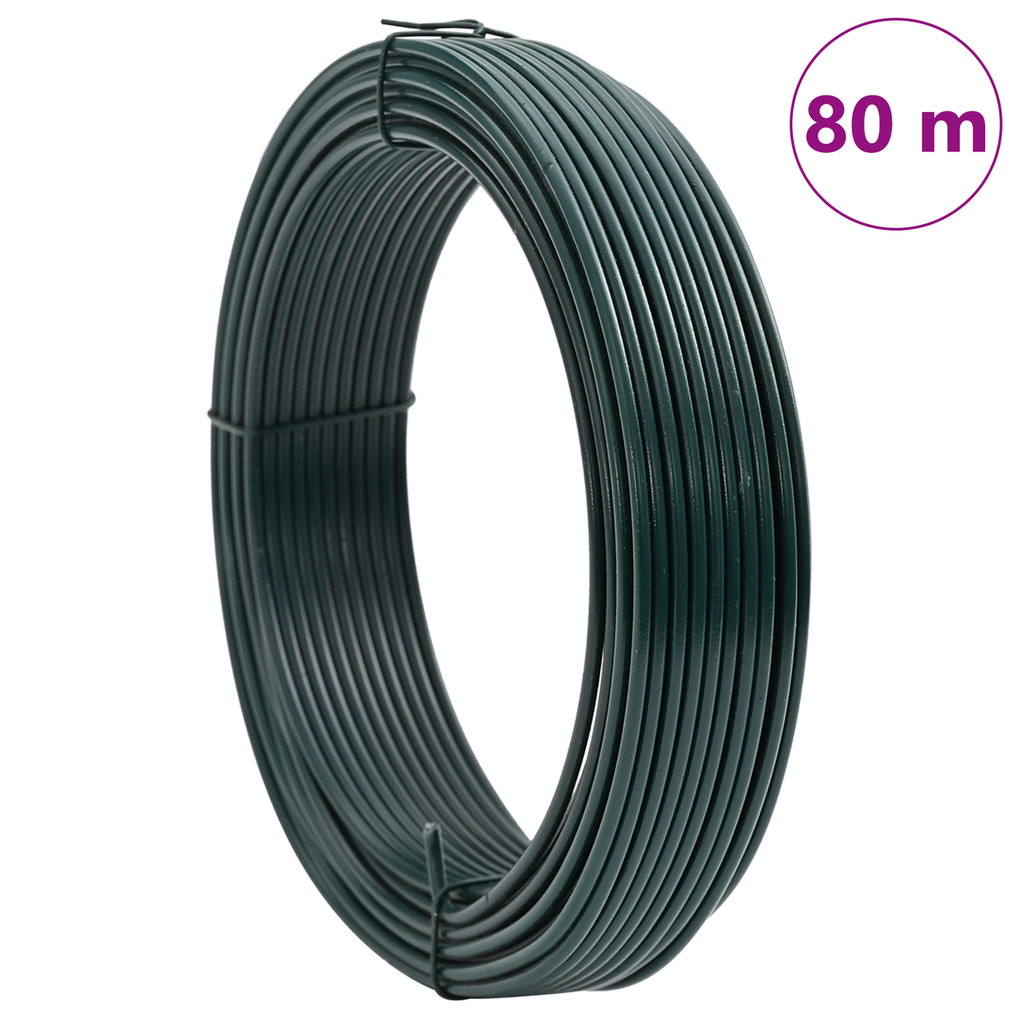 Gjerde binding wire grønn 80 m PVC