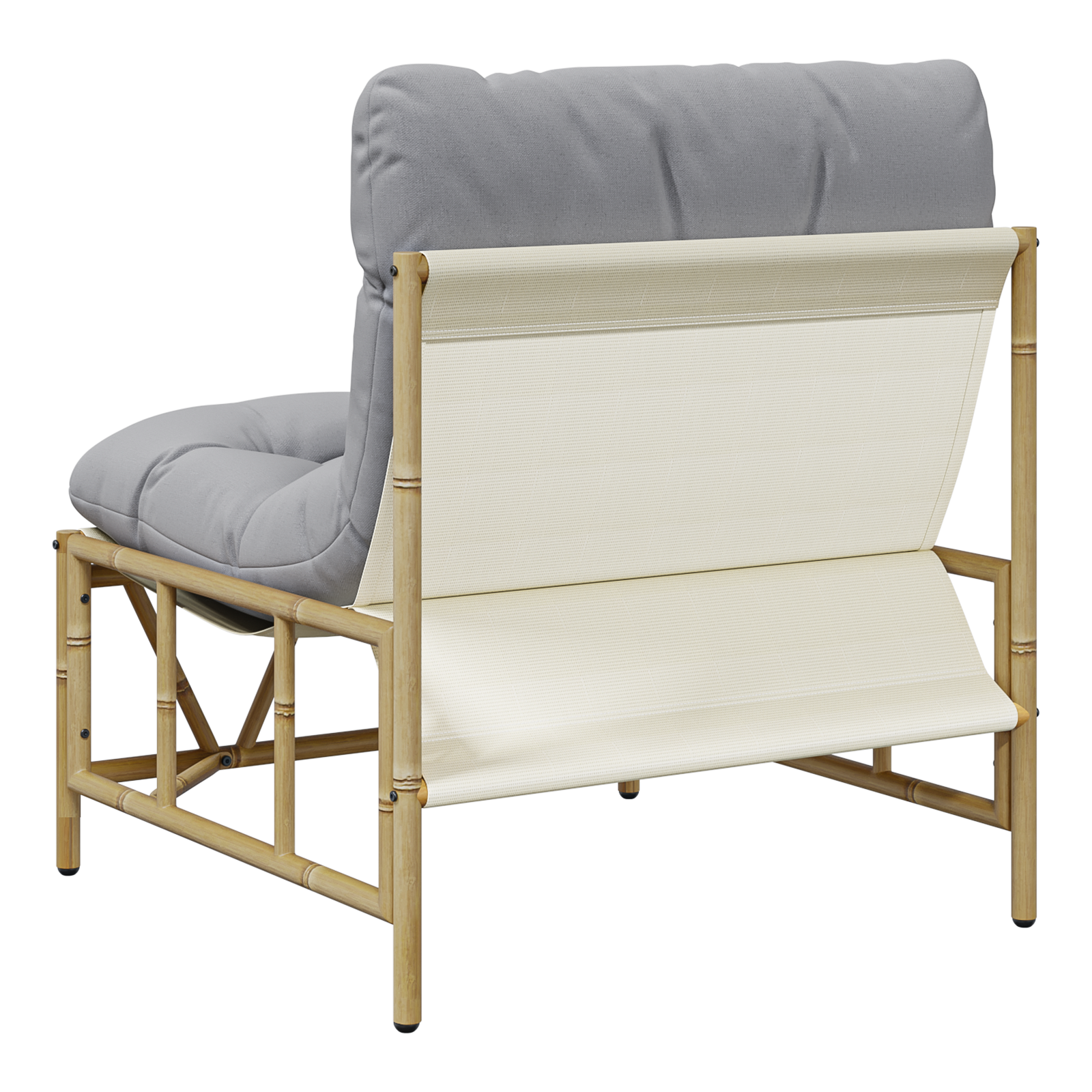 Hage Stol 2 pcs Lysegrå 75 x 75 x 71 cm Stål