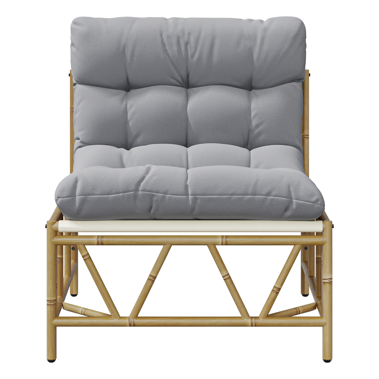 Hage Stol 2 pcs Lysegrå 75 x 75 x 71 cm Stål
