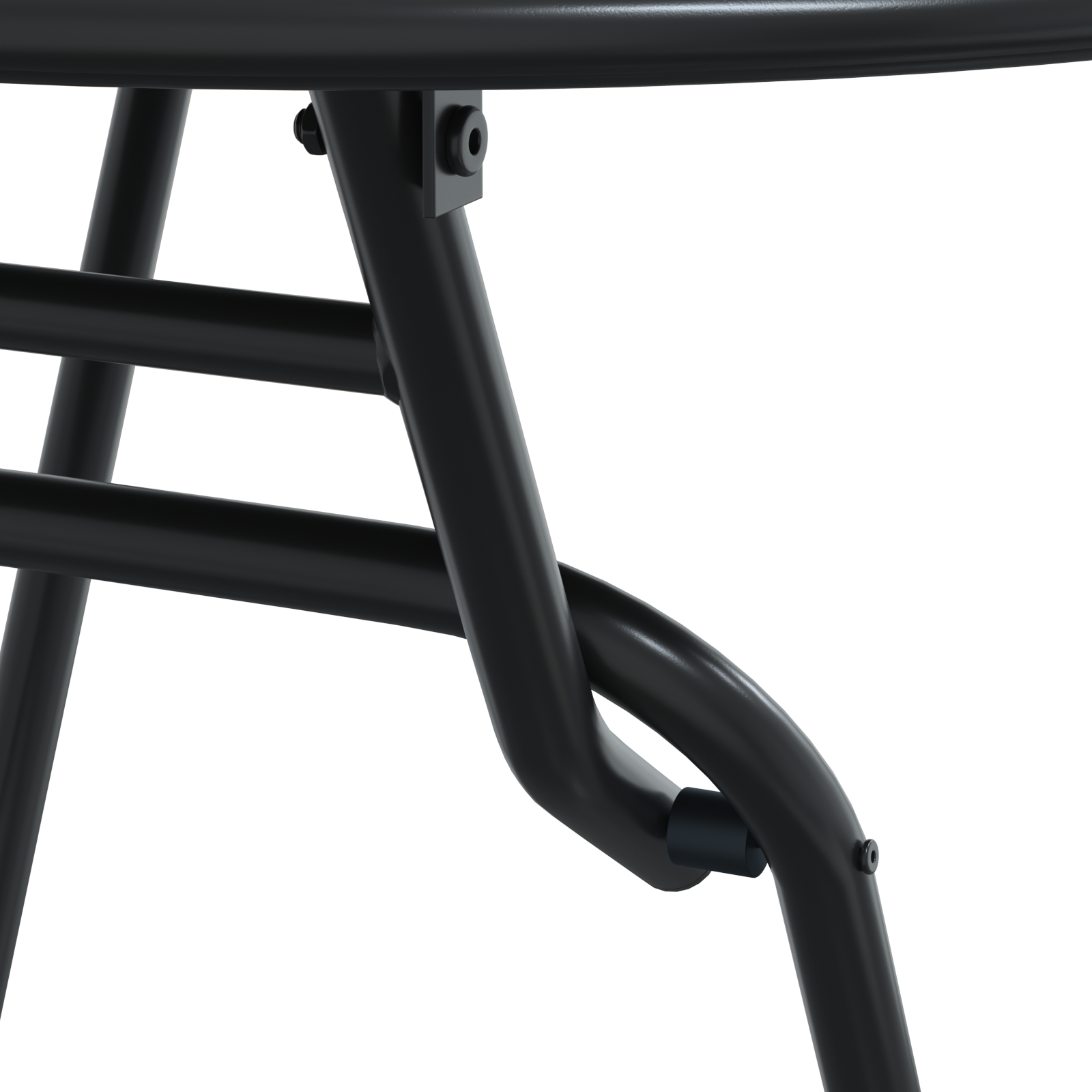 Bistrosett 3 pcs Antrasitt Stål