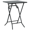 Bistrosett 3 pcs Antrasitt Stål