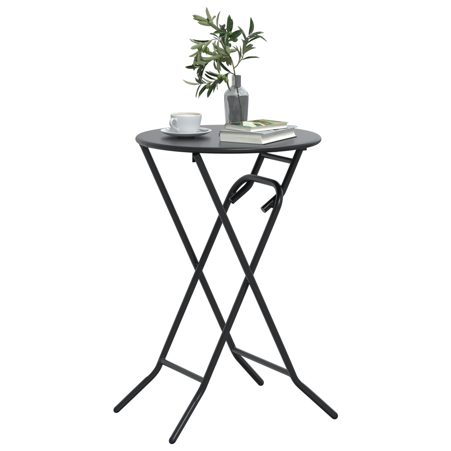Hagebord Antrasitt 50 x 50 x 72 cm Metall