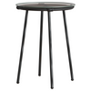 Hage Spisegruppe 3 pcs Svart og Anthracite Poly rattan, stål
