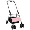 Sammenleggbar kjæledyrvogn Justerbar Rosa 81 x 47 x 99 cm