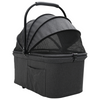 Sammenleggbar kjæledyrvogn Justerbar Svart 78 x 54 x 101 cm