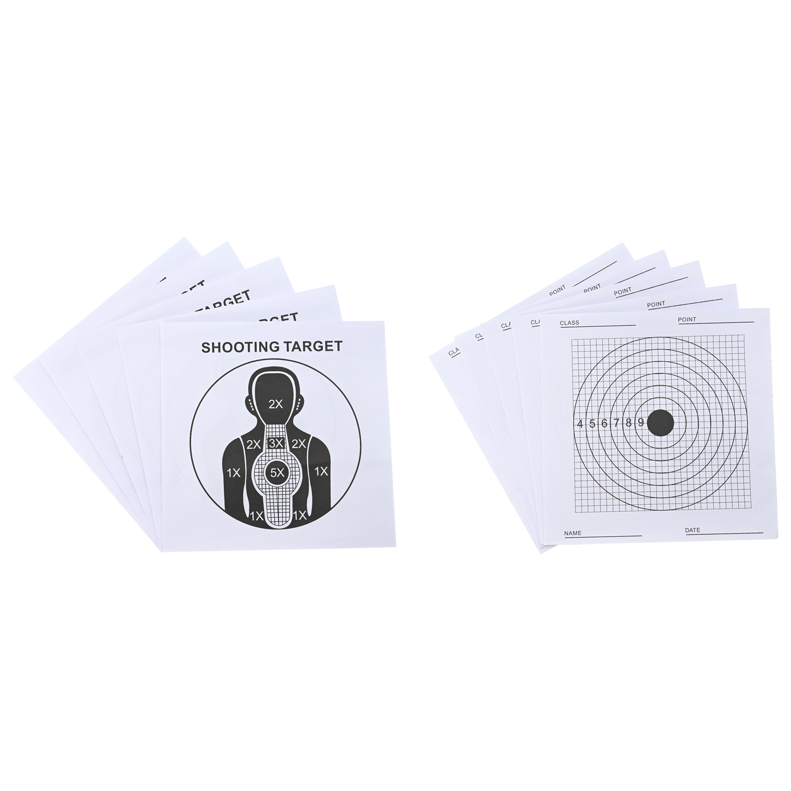 Airsoft Mål Svart 19 x 26 x 25 cm Plast