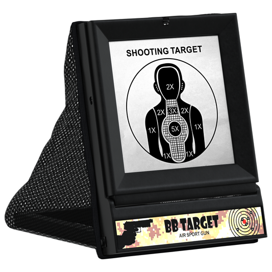 Airsoft Mål Svart 19 x 26 x 25 cm Plast