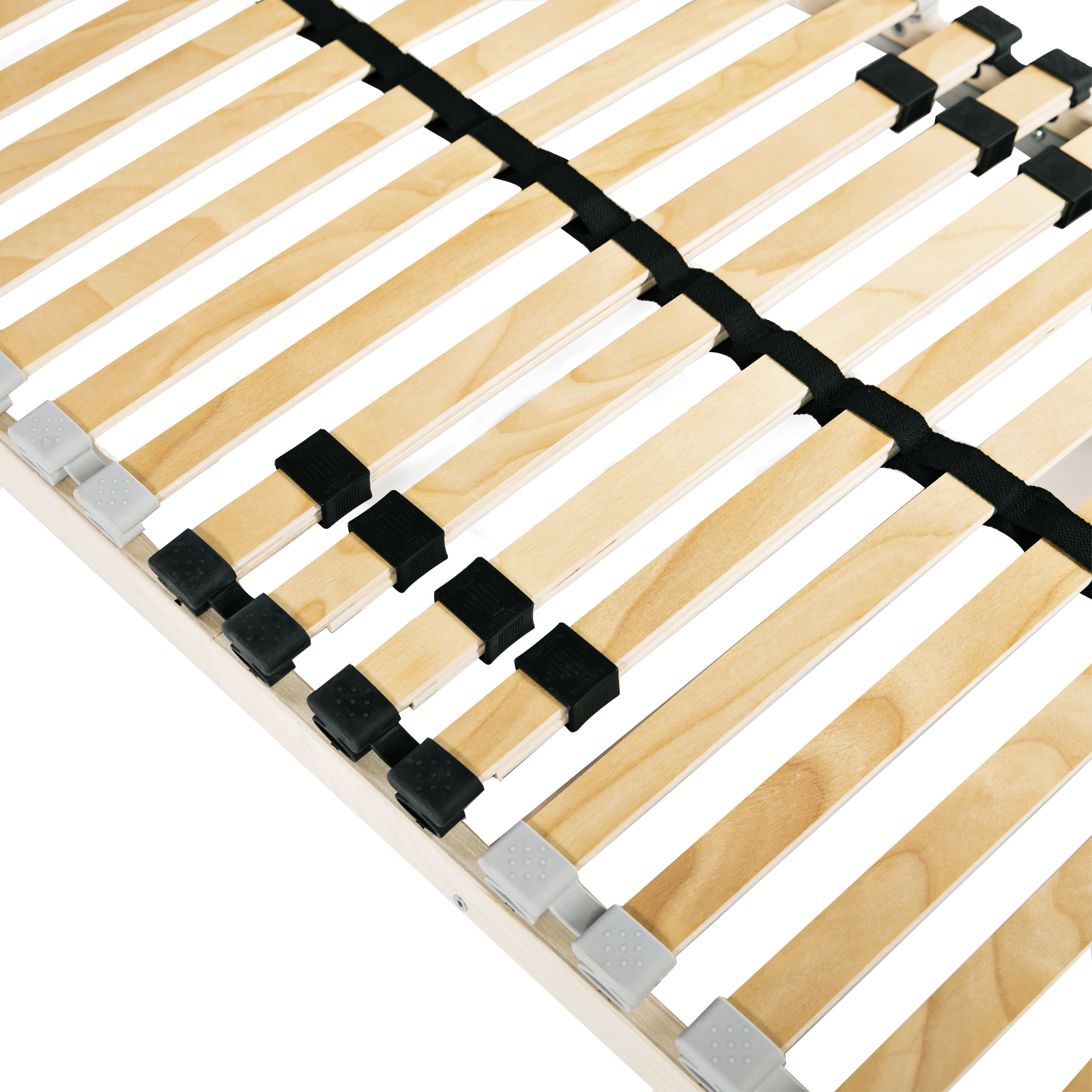 Lamelbunn Brun 120 x 190 cm Massiv bøk