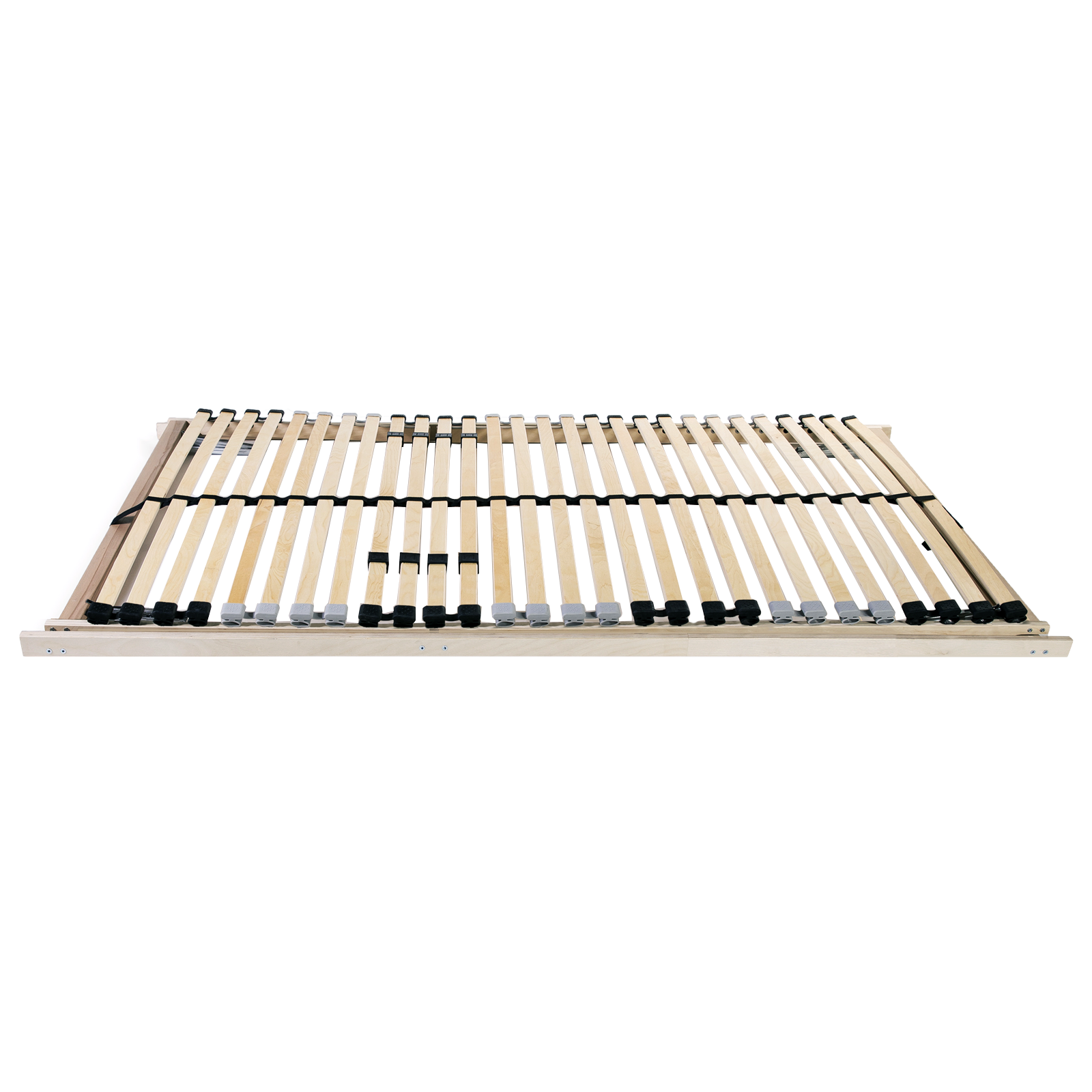 Lamelbunn med hodegjerde Brun 120 x 190 cm Massiv bøk