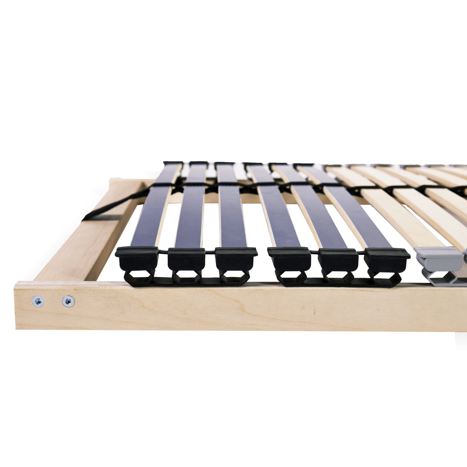 Lamelbunn Brun 140 x 190 cm Massiv bøk