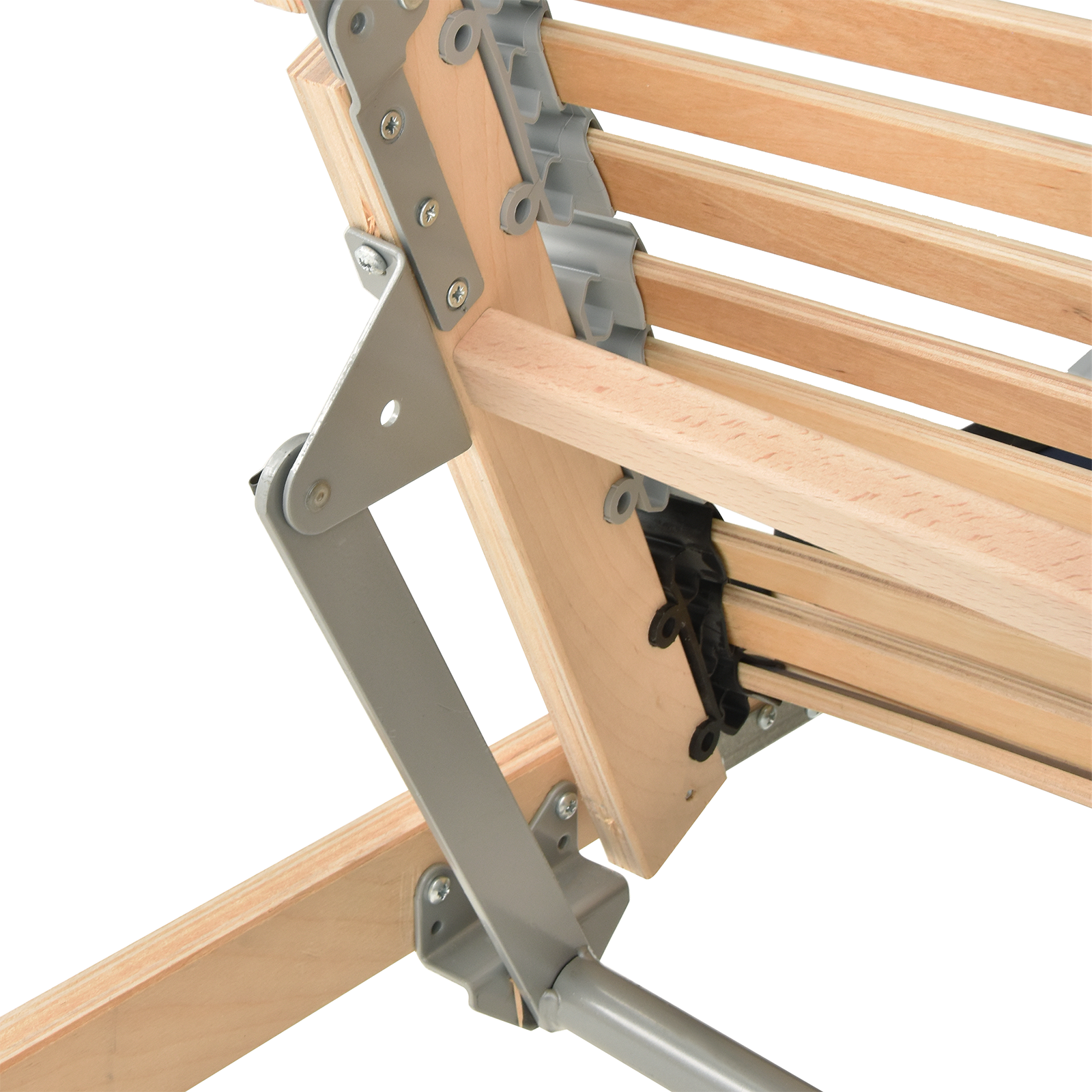 Lamelbunn Brun 80 x 190 cm Massiv bøk