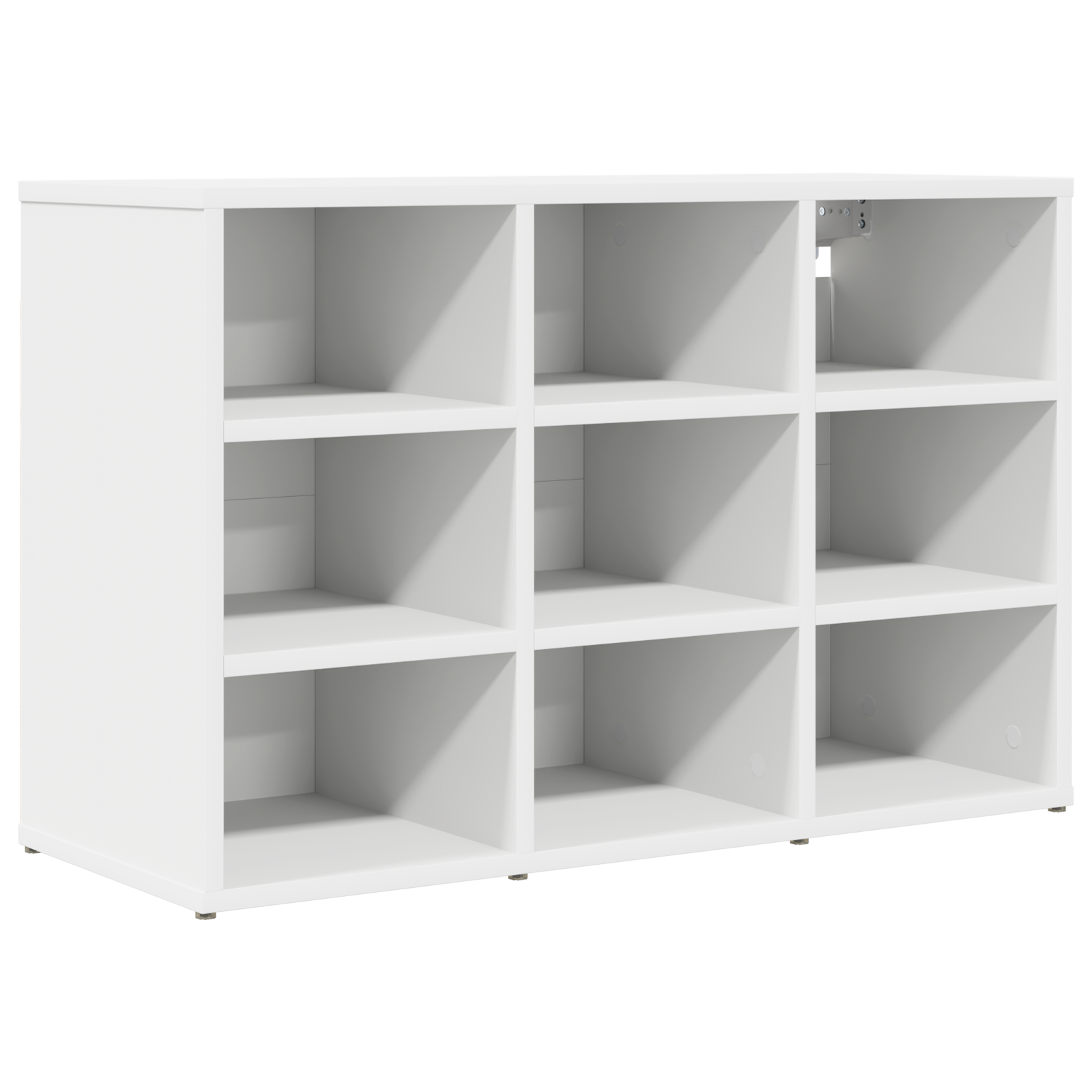 Skoskap med hylle Hvit 77.5 x 30 x 51 cm Konstruert tre
