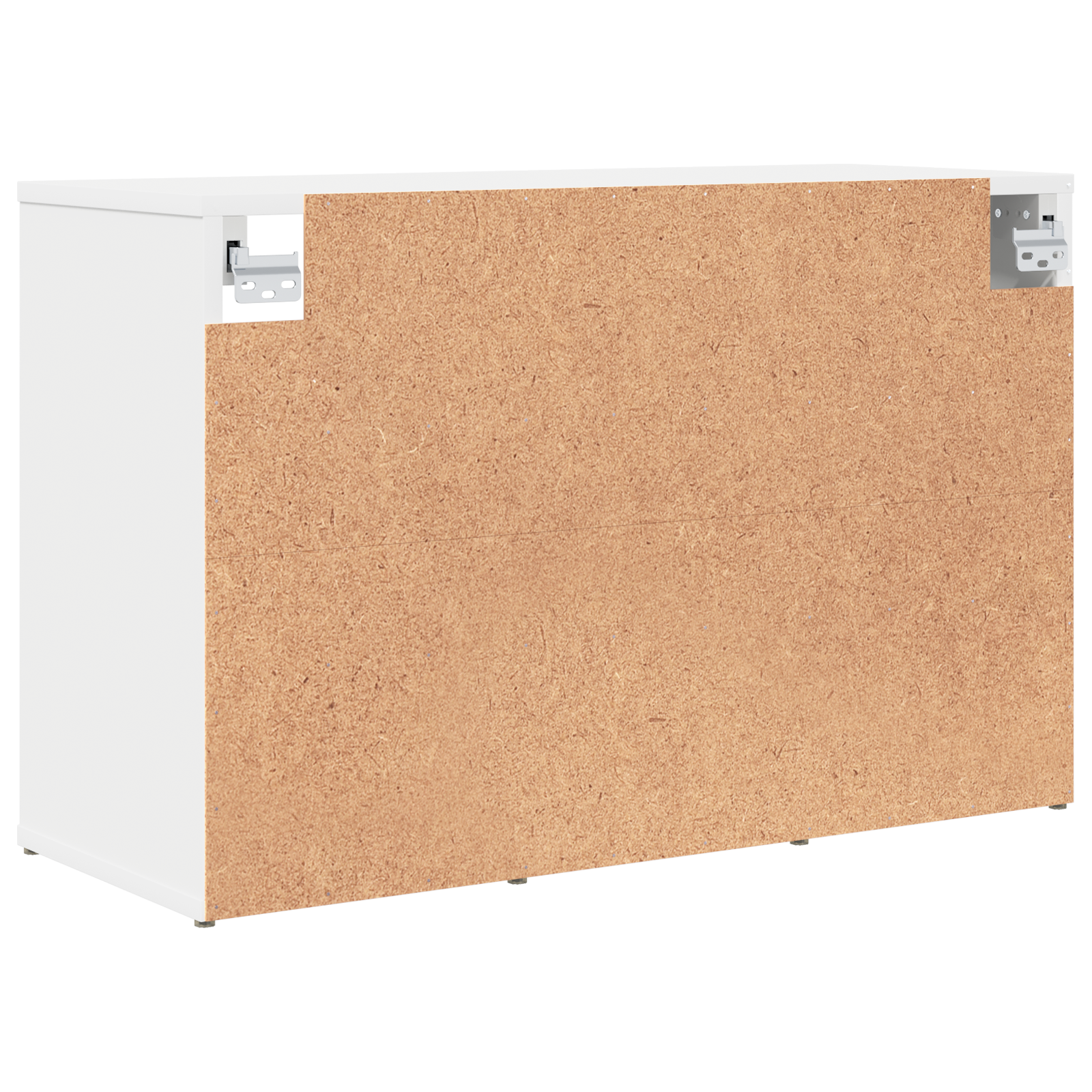 Skoskap med hylle Hvit 77.5 x 30 x 51 cm Konstruert tre